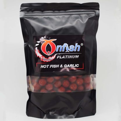 Platinum Boilies Hot Fish & Garlic - 900 gr