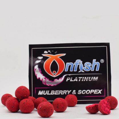 Platinum Boilies Mulberry & Scopex 20 mm  Linea pasturazione 5 Kg
